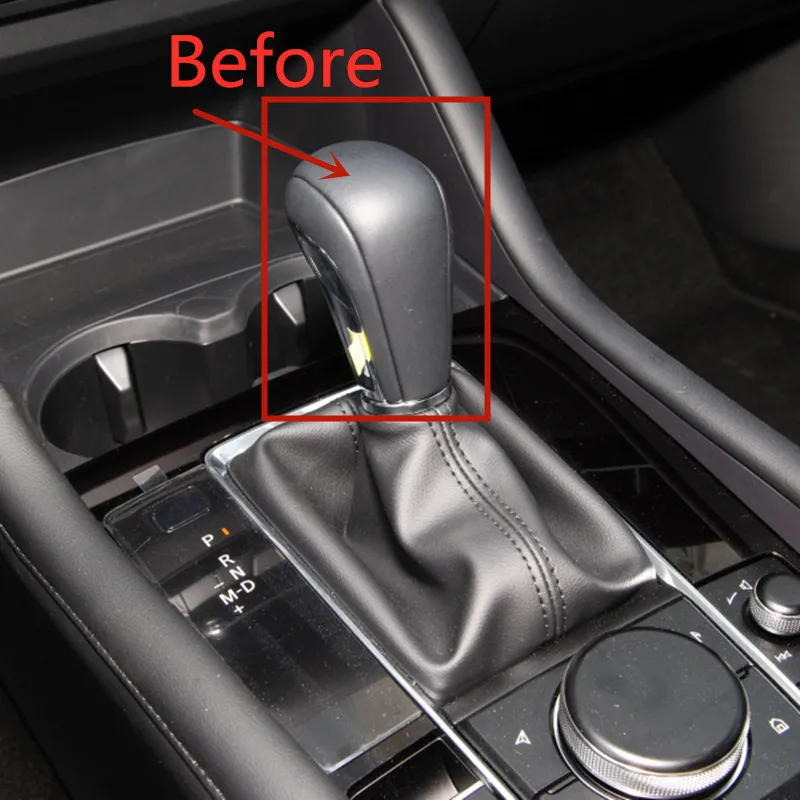 Для mazda 3 mazda3 2019 2020 axela аксессуары для интерьера на шестеренке рукоятка