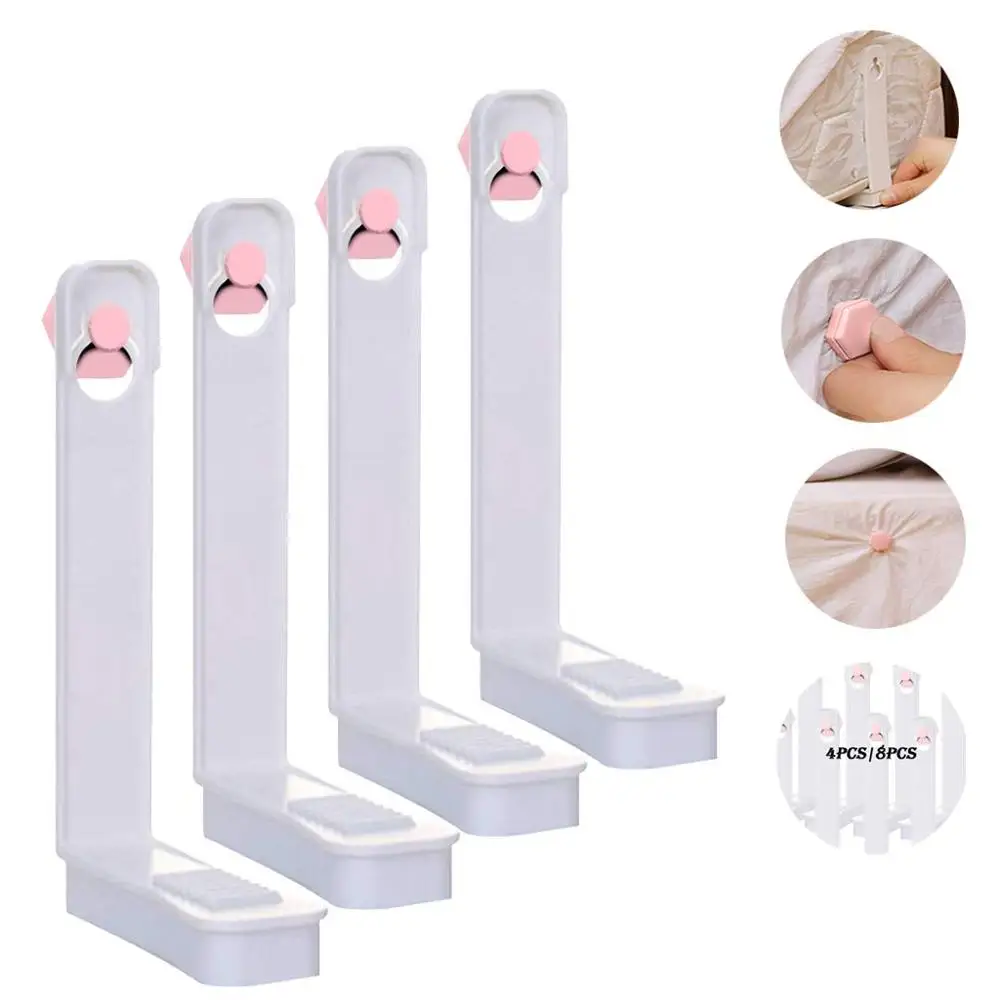 4 шт./компл. подстилка для кровати застежка ремня матрас нескользящий зажим