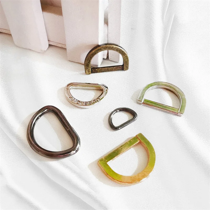 Металлическое полукруглое кольцо-поводок для собаки 10 шт. |