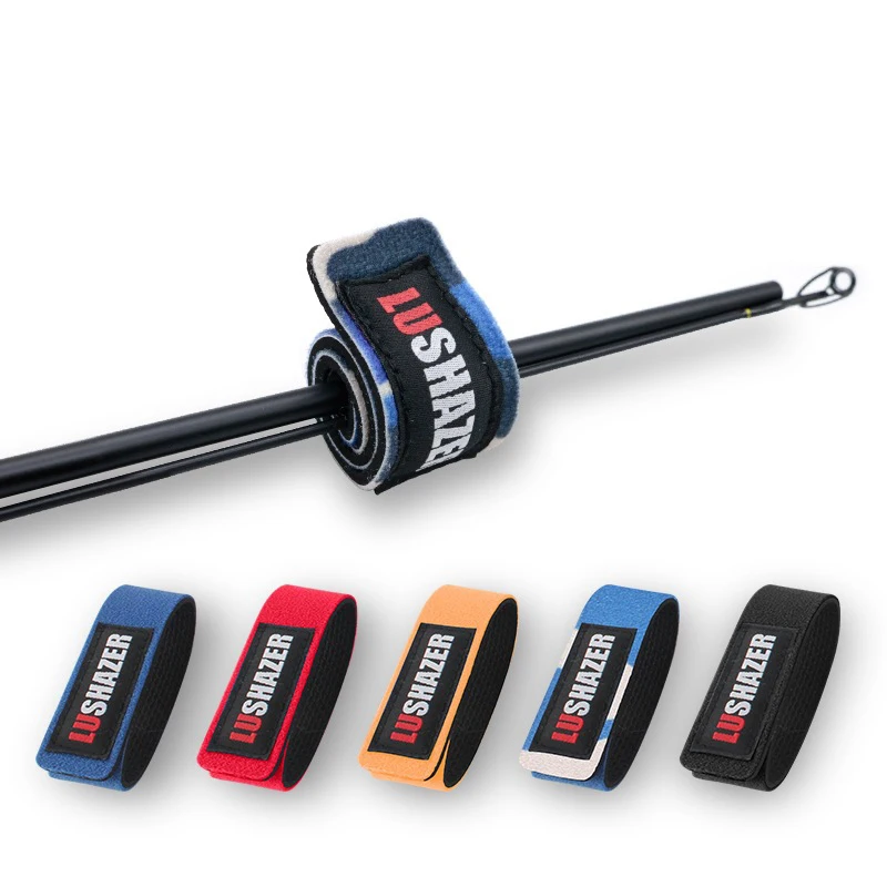

1pcs Fishing Rod Tie Magic Fishing Tool Cable Tie Rod Strap Belt Tie rod fishing Accessories Suspenders Reusable