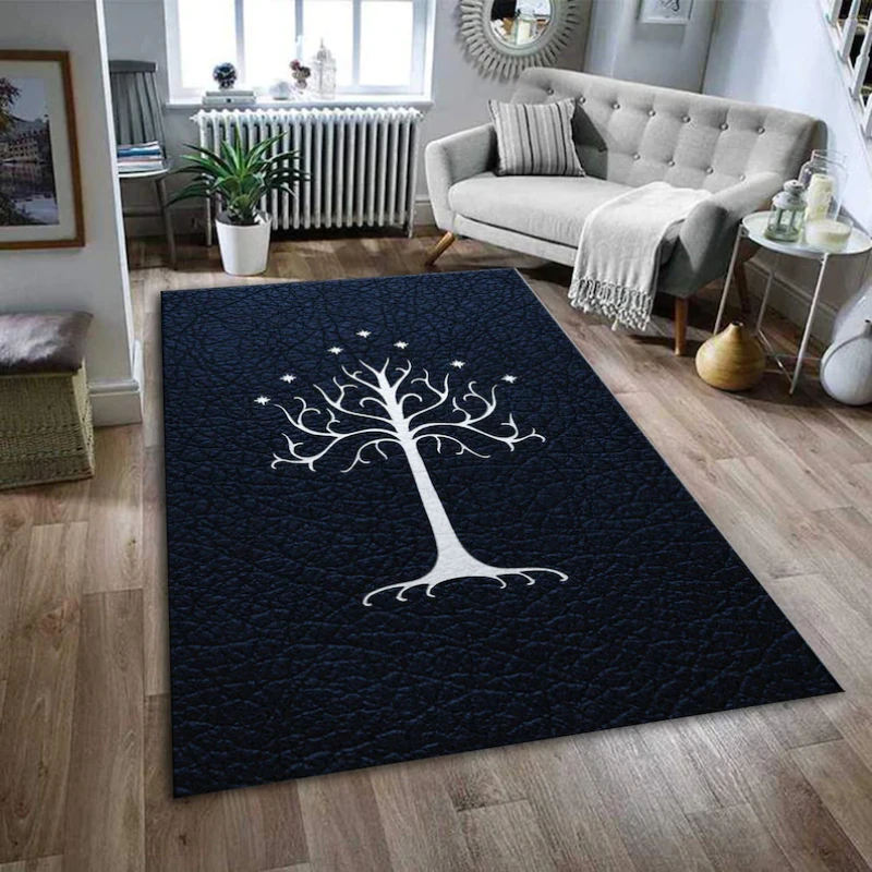 Белый дневной ковер Властелин колец дорожный напольный декоративные коврики и