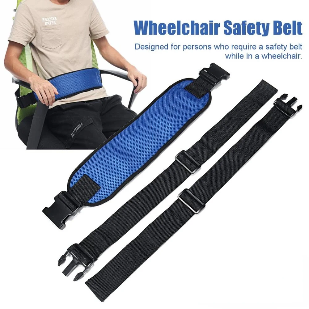 

2 size adjustable wheelchair protective belt support frame restraint belt seat belt wheelchair seat belt bed seat belt quick rel
