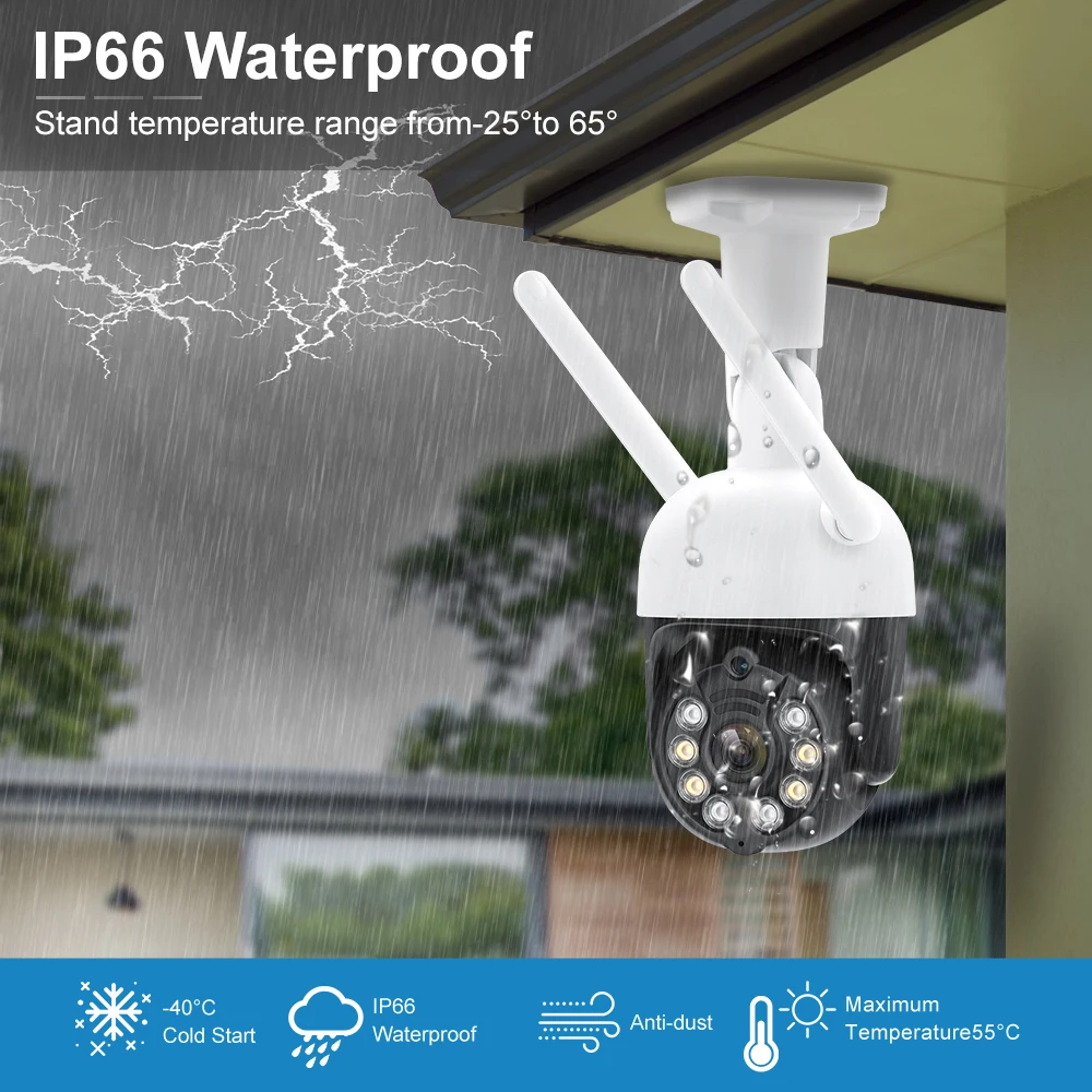 Водонепроницаемая IP-камера MISECU для системы видеонаблюдения 12 дюймов 3 Мп 8