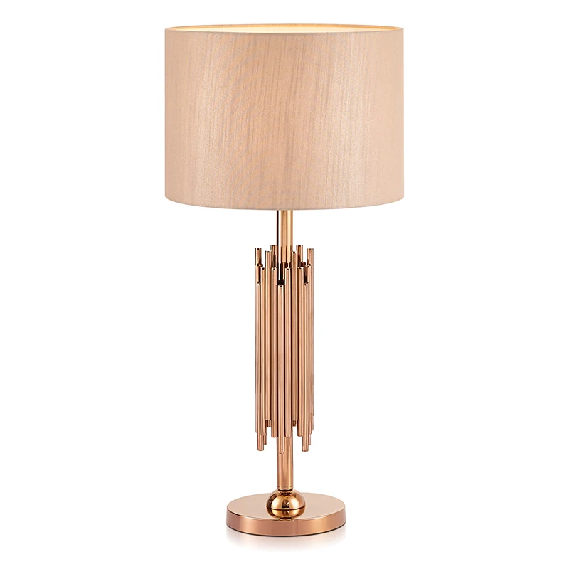 

Modern Ross Gold Table Lamp Fashion Classic Metal Desk Lamp Bedroom Lighting LED Suspension Lamps TA026