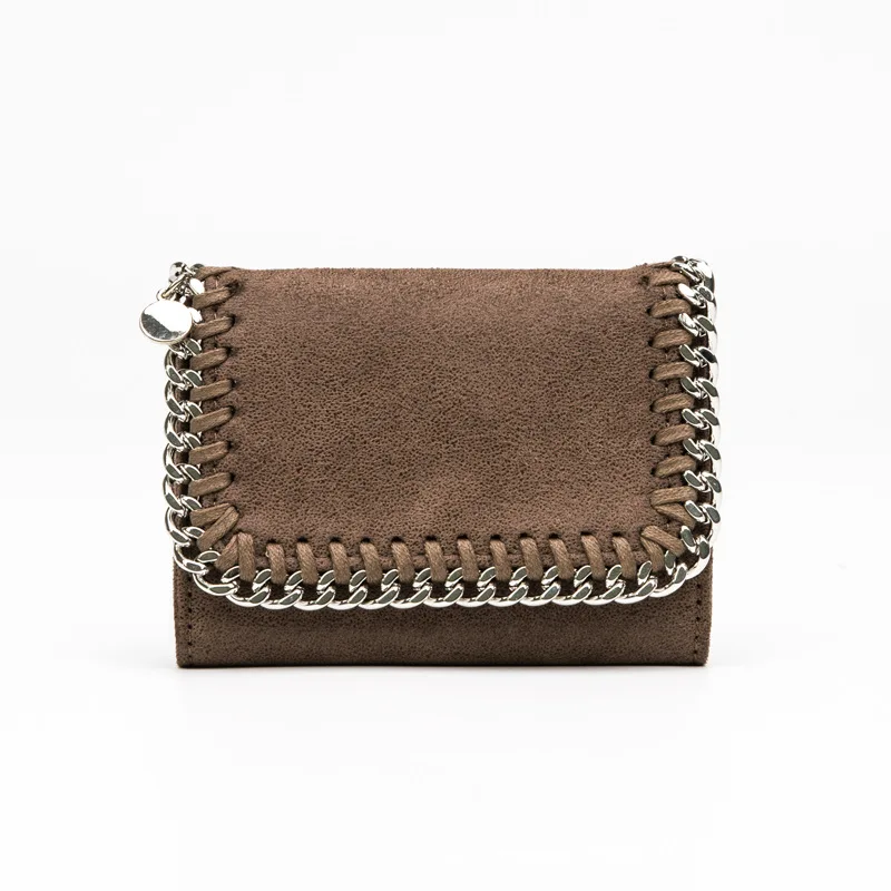 

2021 High Quality Luxury Brand Short Wallet Fashionable Convenient Women Coin Purses Chain Handbags Card Package Bolsa Feminina