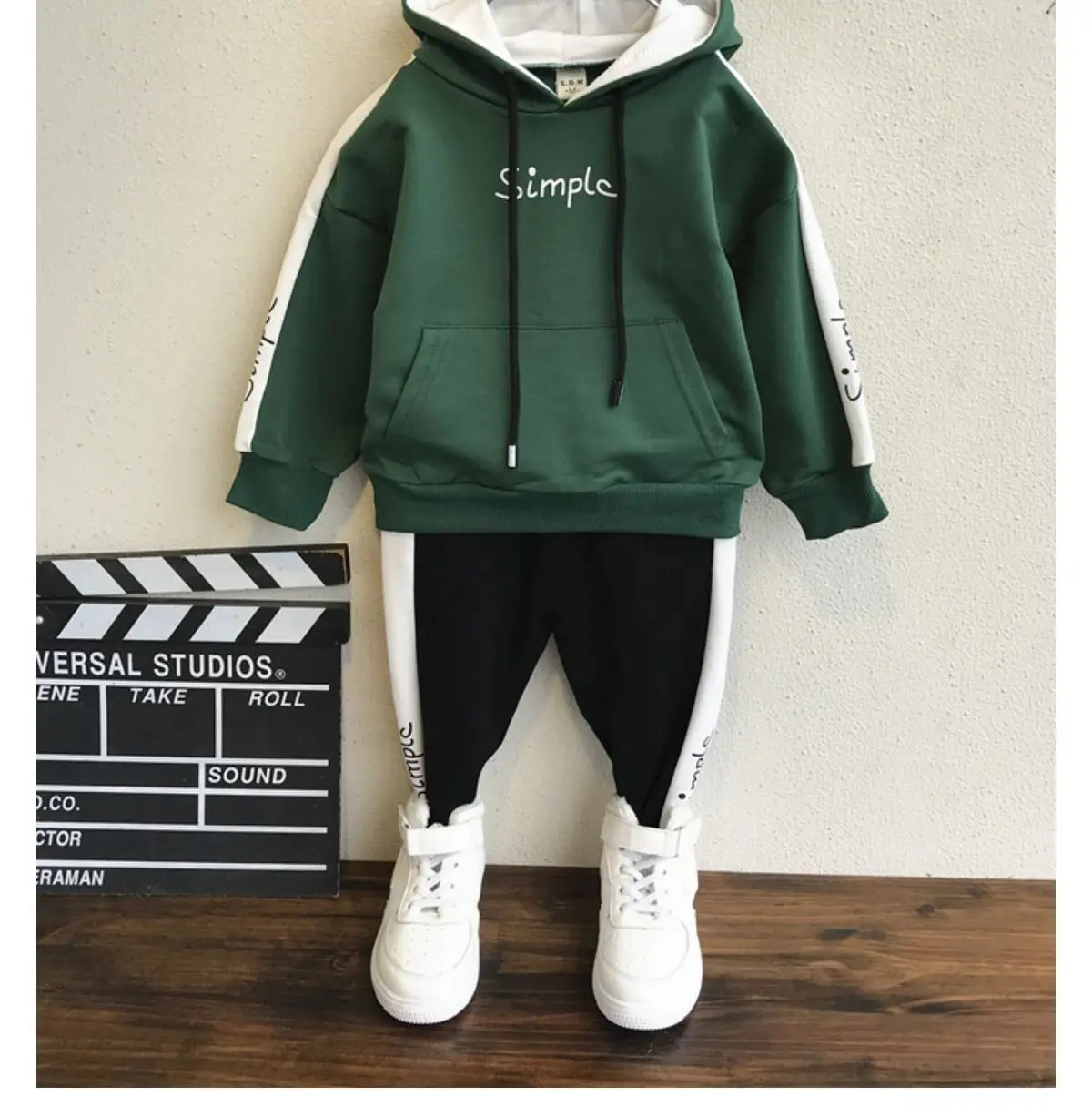 

Children Clothing Spring Autumn Kids Boys Clothing Sets Sport Tops Hoodies Tracksuits Suits Cotton Letter Long Sleeve Baby Suit