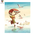 XUEQIXIAOZU DIY 5D алмазов картина полный набор для рисования с круглыми камнями и полотном скольжения мальчик картина крестом мозаика картина Стразы Вышивка