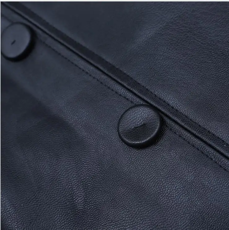 Юбка женская однотонная на пуговицах с завышенной талией до колена M 4XL|Женские