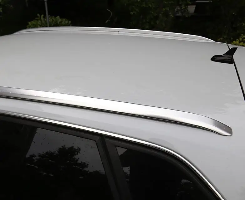 High-quality For Audi A3 2014 2015 2016 2017 2018 Aluminium alloy Silver Top Roof Rails Rack Side Bars Decoration Trim Cover | Автомобили