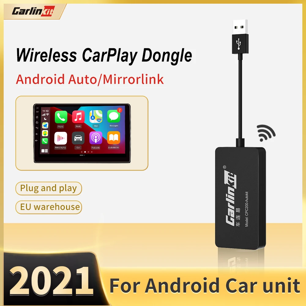CarlinKit2021 новые аксессуары беспроводной ключ Carplay USB Android автомобильный зеркальный