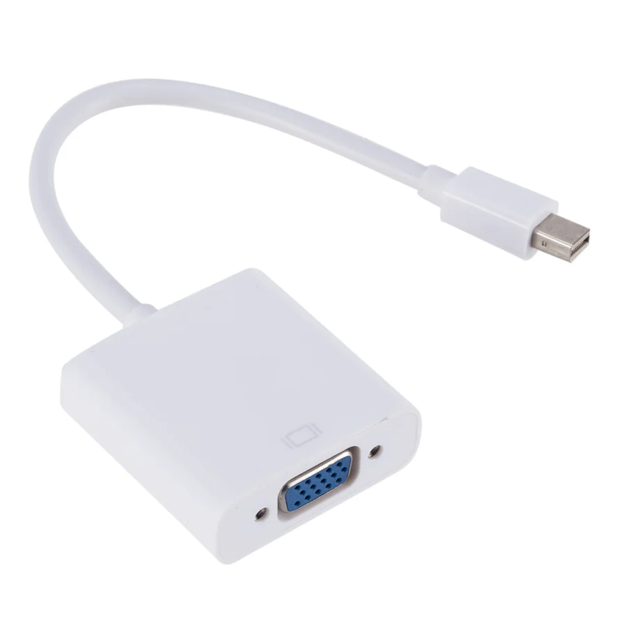 Кабель-адаптер GRWIBEOU MiniDP для VGA-порта дисплея MacBook Air Pro Imac Mac Mini Thunderbolt 1080p HDTV монитор
