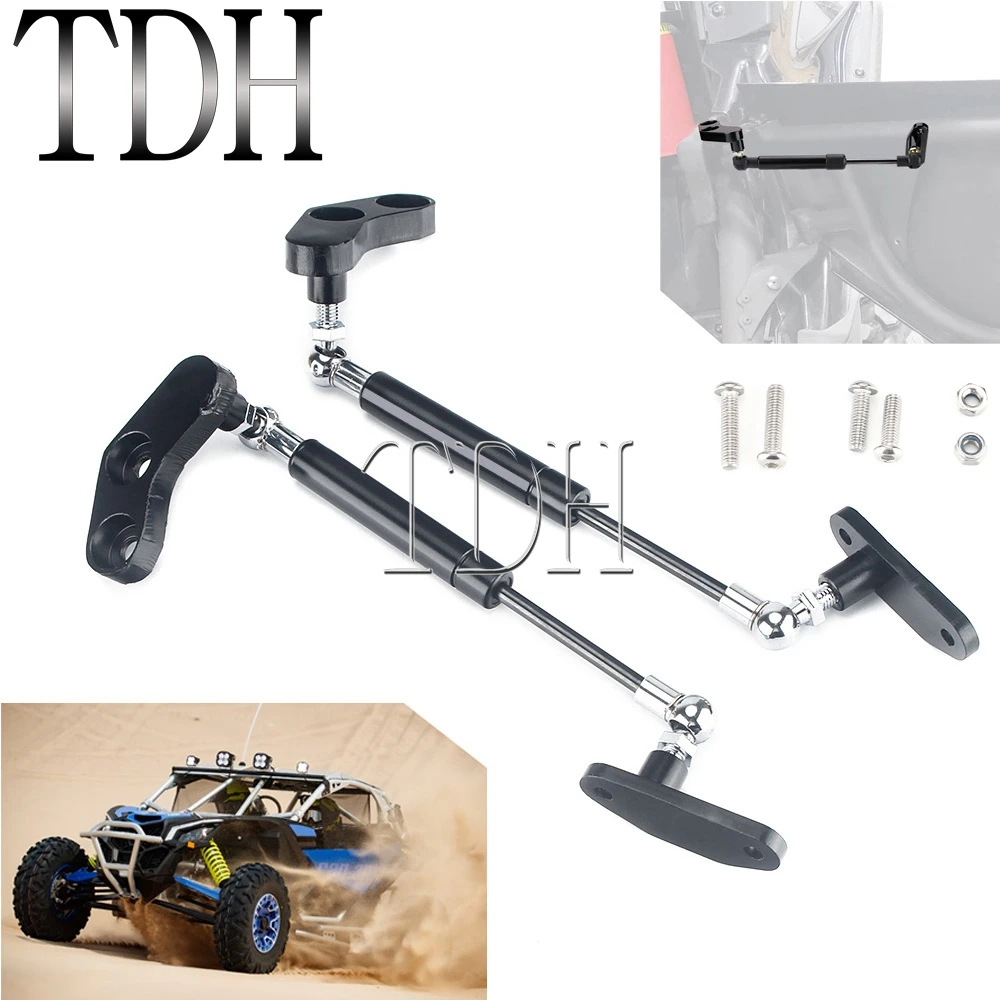 

Заготовка анодированный, черный, алюминиевый дверные наборы для открывания для Can-Am Maverick X3 / X3 Max передние/задние двери 2017-2020 UTV автомобильные ...