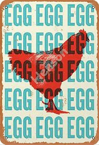 

Egg Egg Egg Metal tin sign garage poster decoration bar pub home vintage retro