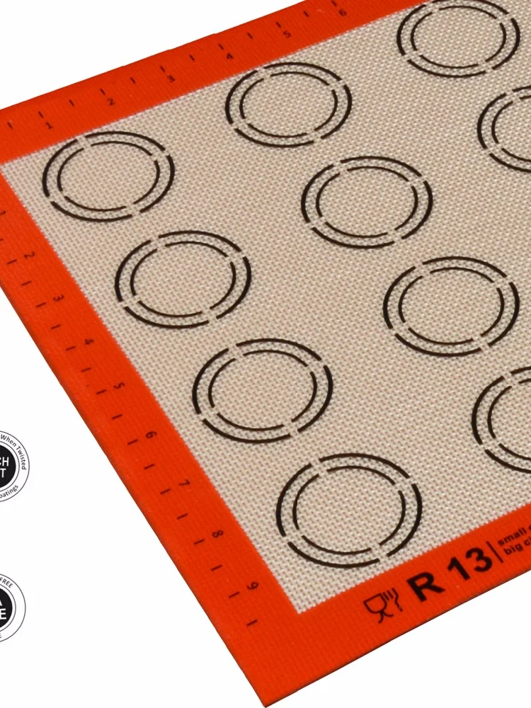 

42*29.5 Cm Baking Mat Non-Stick Silicone Pad Sheet Bakeware Pastry Tools Rolling Dough Mat for Cake Cookie Macaron