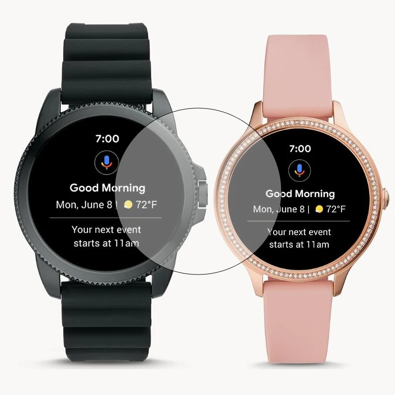 Защитная пленка из закаленного стекла для смарт-часов Fossil Gen 5E 42 мм 44 | Электроника