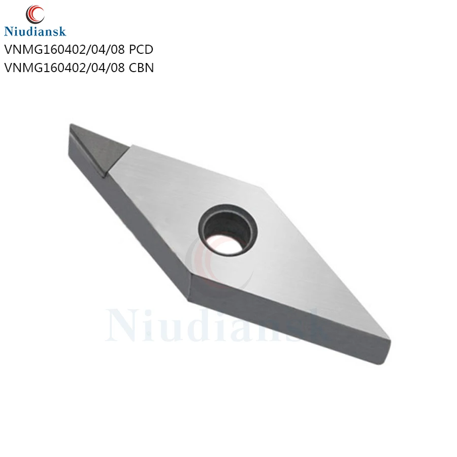 

VNMG160402 VNMG160404 VNMG160408 PCD CBN CNC Lathe Cutting Tool Diamond Insert Cubic Boron Nitride Blade External Turning Cutter