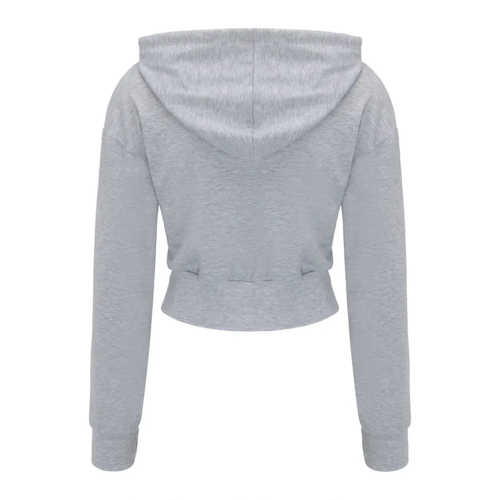 

Women Easy Hooded Sweatshirts Spring Autumn Long Sleeves Solid Jumper Pullover Tops female Drawstring Sweatshirts Sudadera mujer