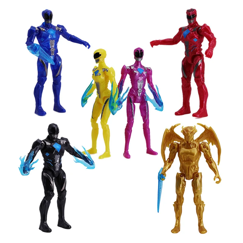 Мощная фигурка рейнджер командная 6 шт./компл. могучий морфин сила меха шесть