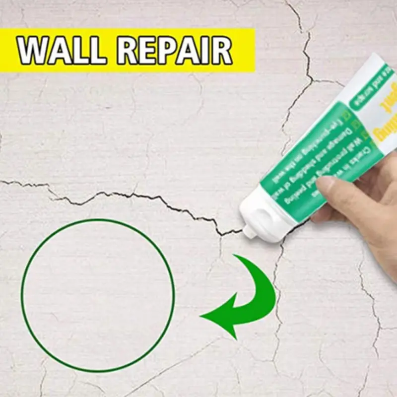 

Valid Mould Proof Wall Mending Agent Wall Repair Cream Crack Nail Repair Quick-drying Patch Restore With Free Scraper