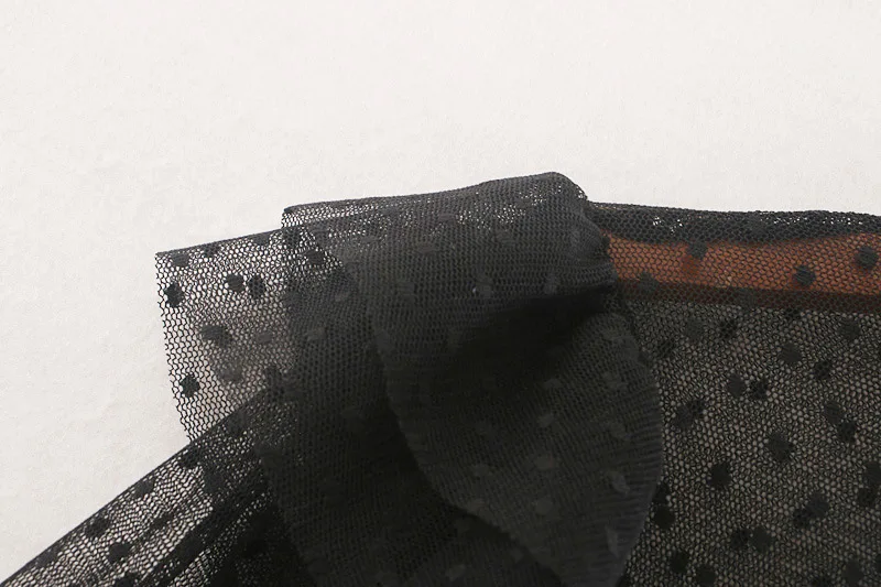 Женская черная блузка с оборками и коротким рукавом женские повседневные