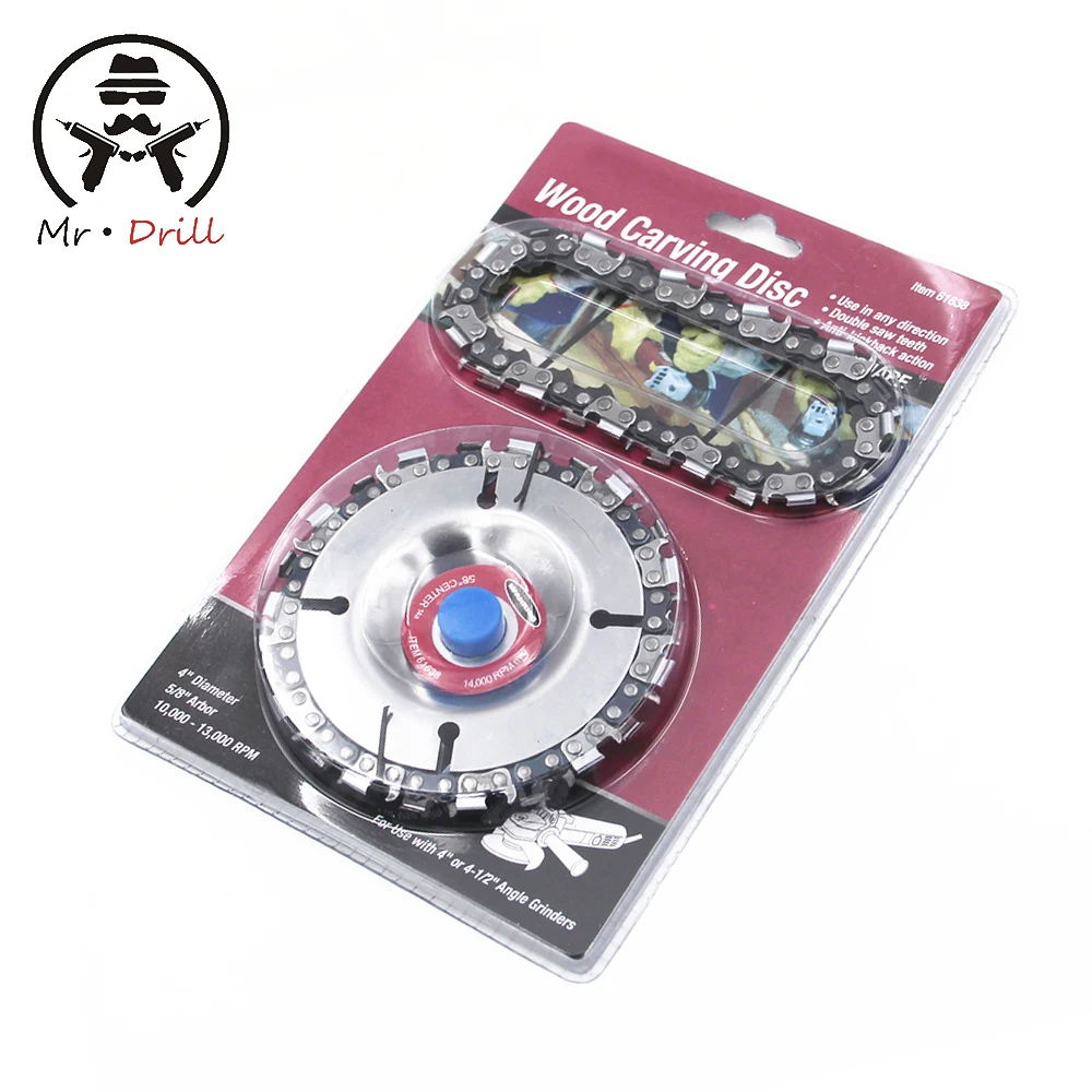 4 дюймовый 100mm22 зуб деревообрабатывающий двойной цепью диск дутая оболочка