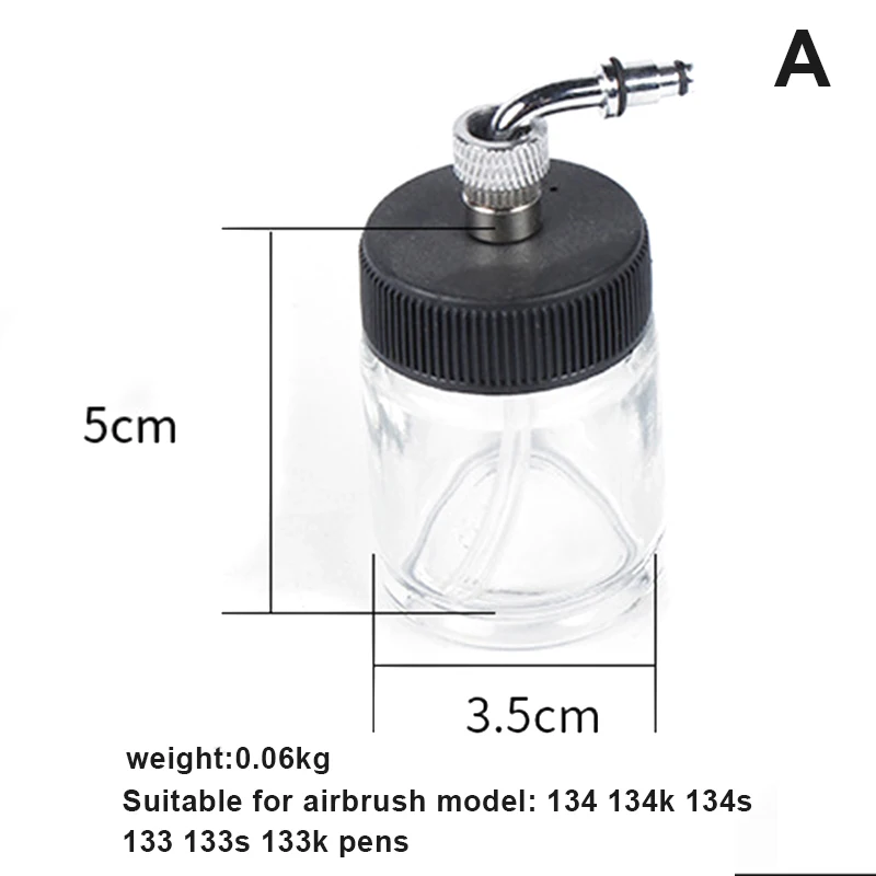 5 шт./компл. 22cc стеклянная бутылка для распыления краски чайник односторонний