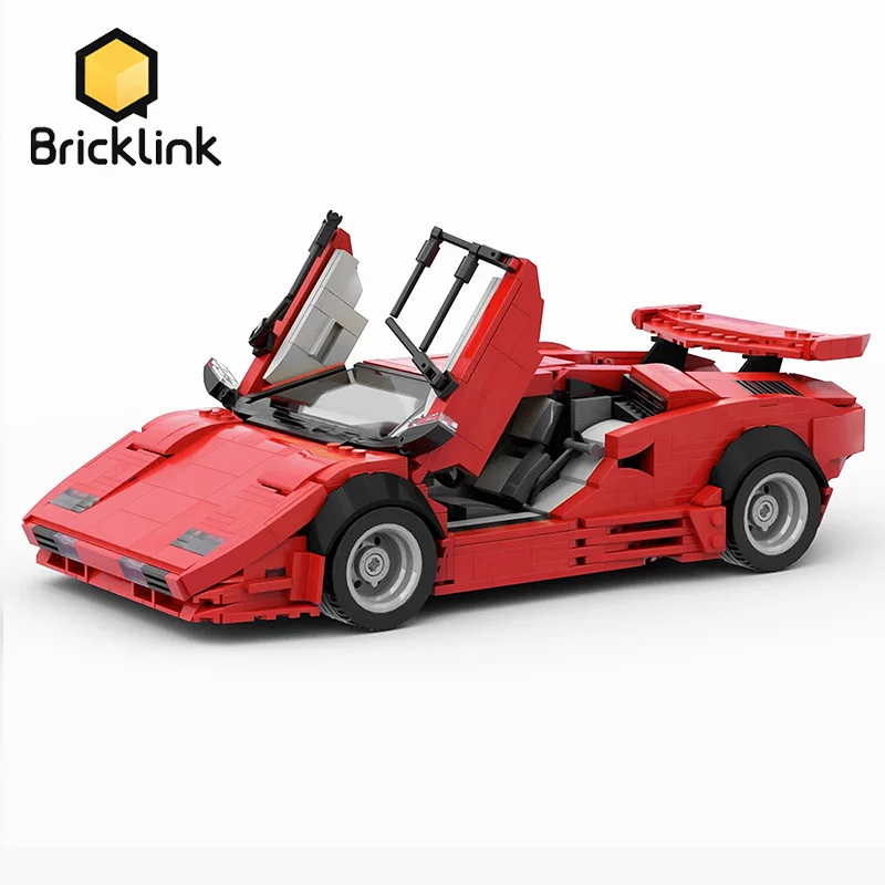 Технический автомобиль Bricklink страны QV Lamborghinis скоростной чемпион городской
