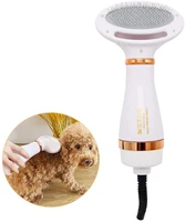 2 in 1 dog cat pet hair dryer comb speed and temperatures adjustable with low noise grooming fur blower brush household