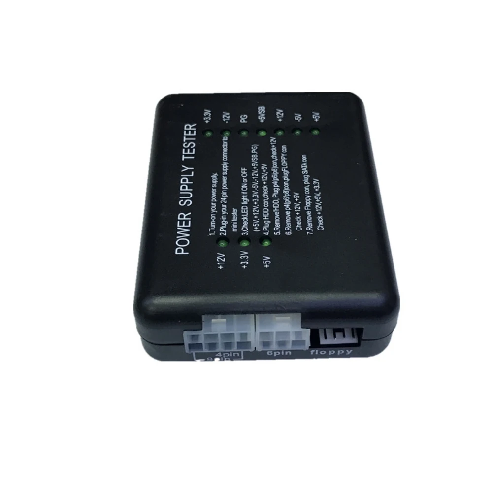 NEW Computer Chassis ATX 24Pin Power Supply Diagnostic Device Tester Detector 4PIN 6PIN 8PIN HDD SATA FLOPPY 20PIN | Компьютеры и офис