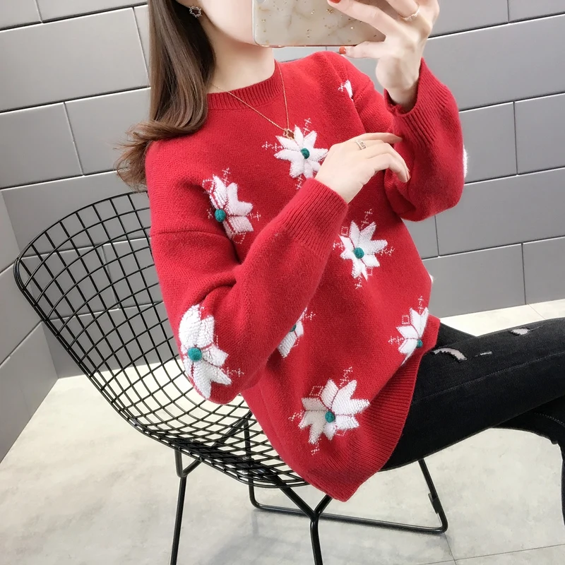 

1534952 [3 rooms, 8 rows, 1 size] new diamond flower Pullover sweater 2020jd