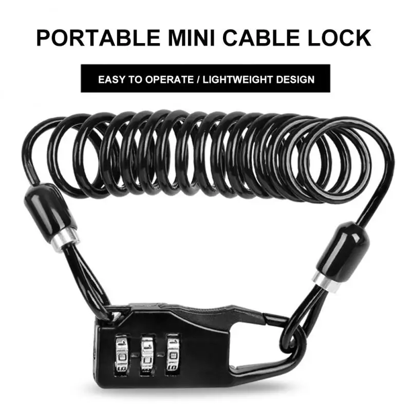 

Brand New Bicycle Lock MTB Road Bike Safety Anti-theft Chain Lock 4-Digit Alloy Outdoor Cycling Bicycle Accessories Bike Lock