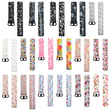 Printing Pattern Silicone Strap for Fitbit Charge 4 3 Smart Watch band Rplacement Men Women Bracelet