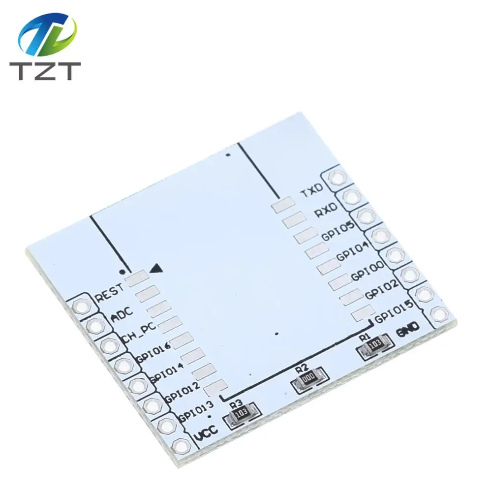 10PCS/LOT ESP8266 serial WIFI module adapter plate Applies to ESP-07 ESP-08 ESP-12E | Электронные компоненты и
