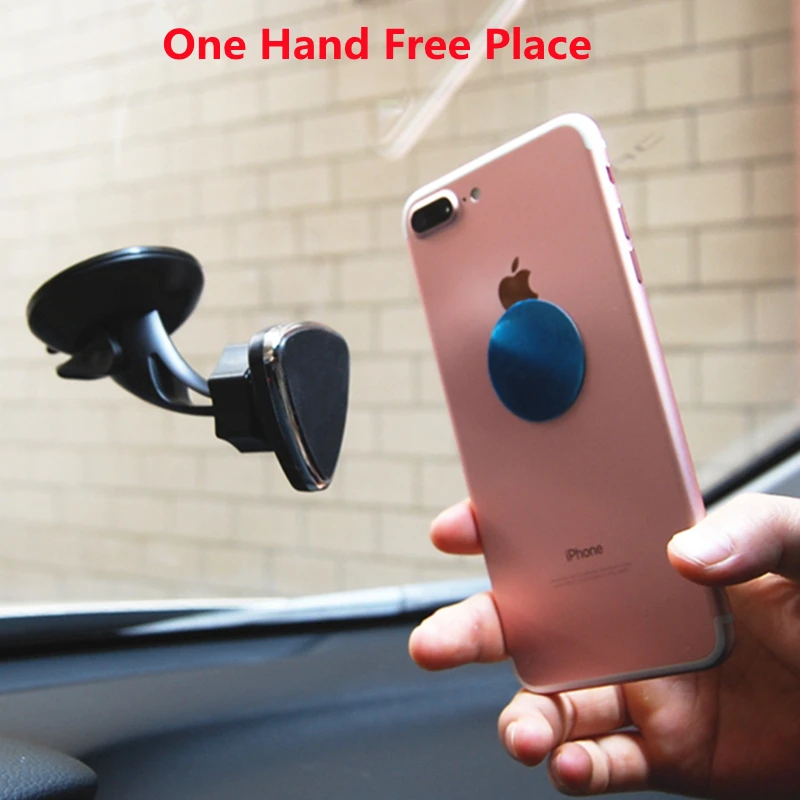 magnet dashboard car phone holder windshield car stand mount support 360 rotatable gps strong sticky suction cup car holder free global shipping