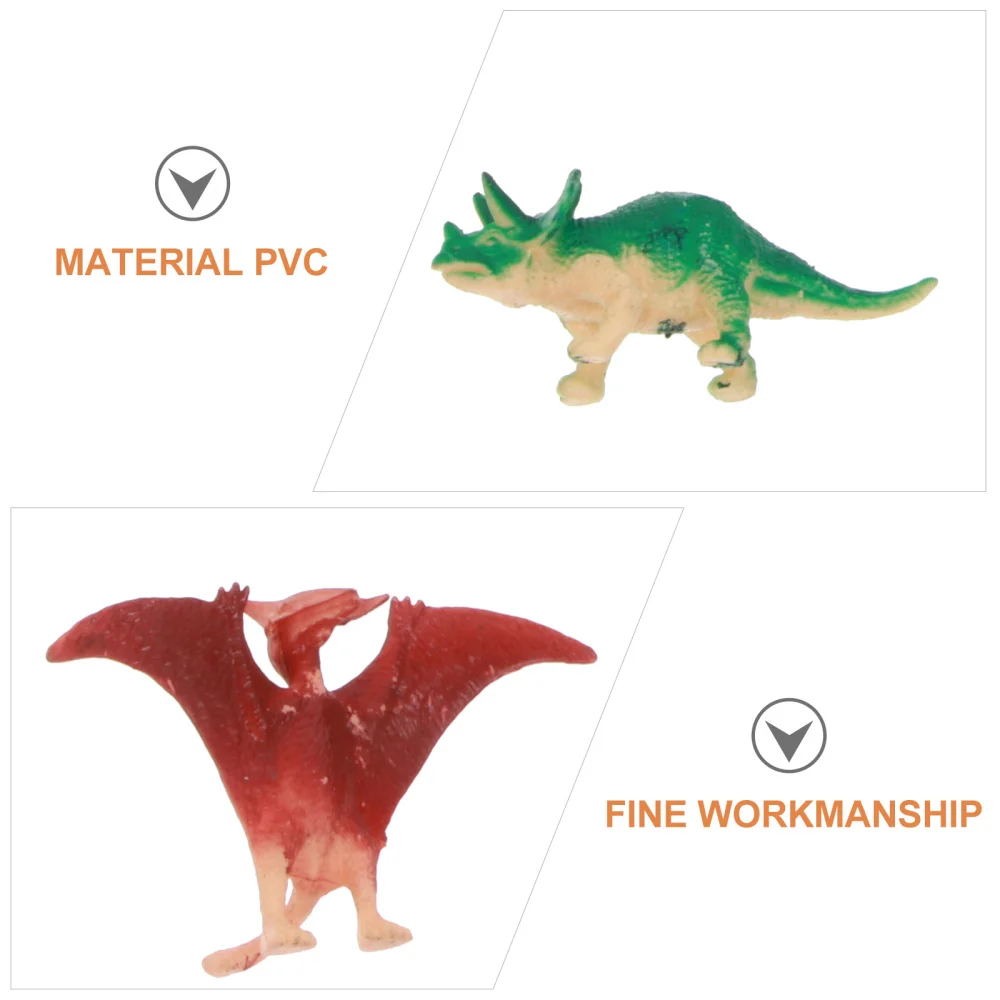 

20pcs Dinosaur-shaped Mini Toys Creative Children Playthings (Random Style)