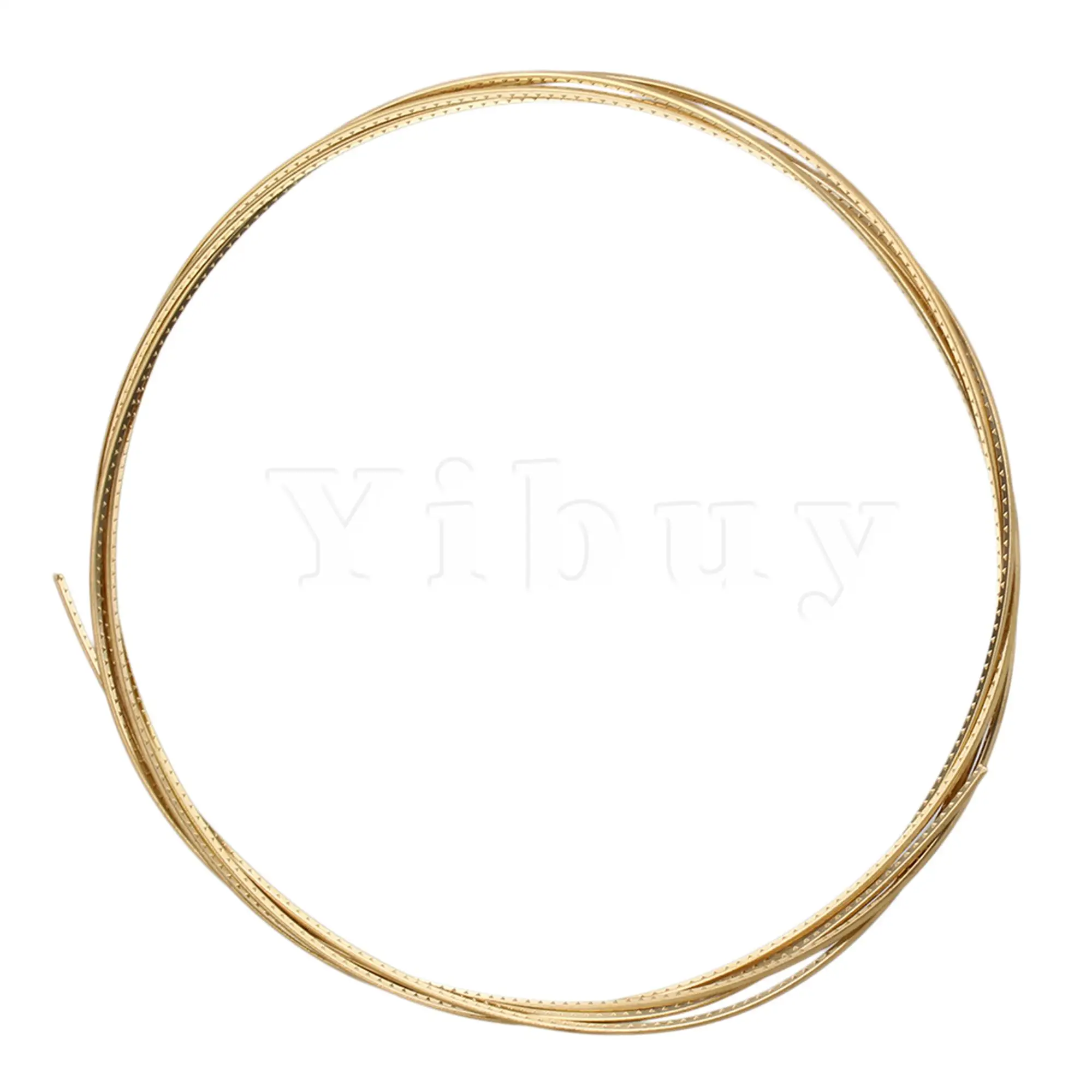 Yibuy Золотой 8ft гитарный Fret провод для электрогитары 2 3 мм | Спорт и развлечения