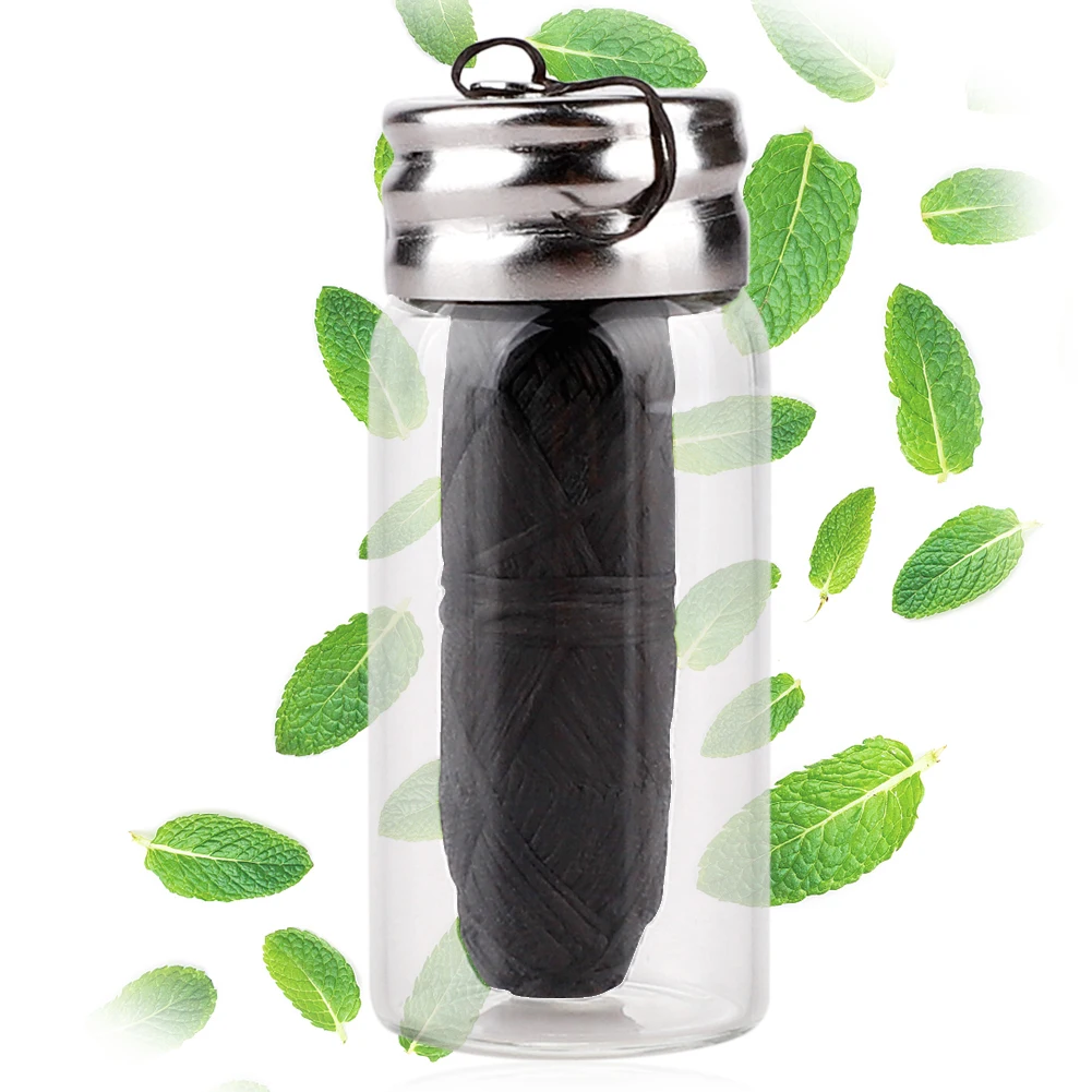 30 м органическое бамбуковое волокно с активированной зубная нитка из древесного