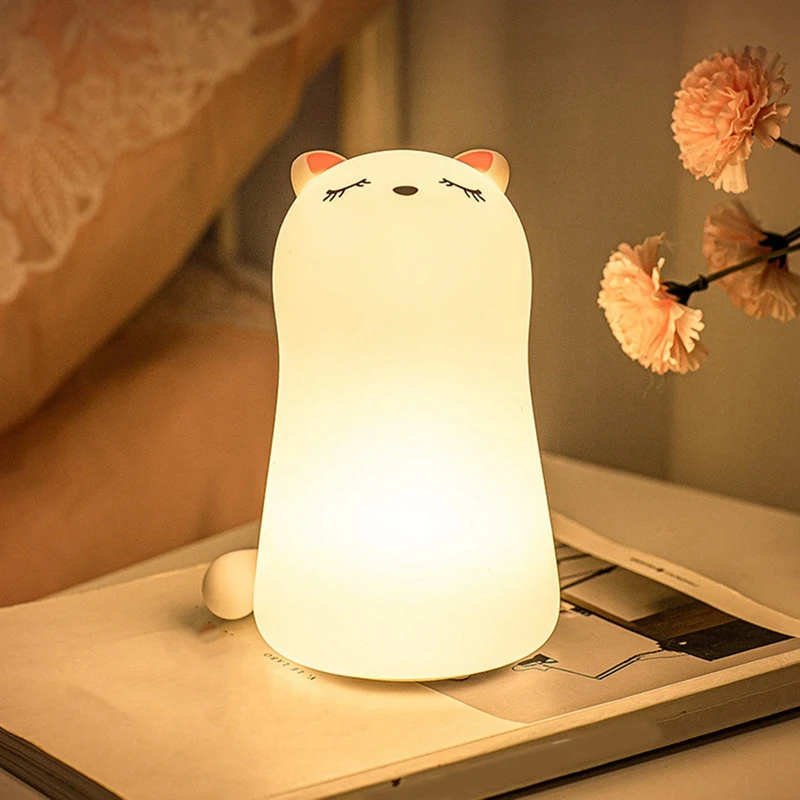 

Nursery Night Lights for Kids Silicone Night Light One Fire Baby Night Light with Remote Control Portable Nightlight