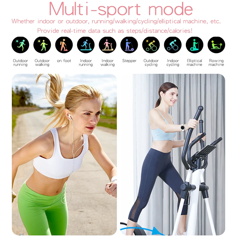 

2021 New G1 Women Smart Watch IP68 Waterproof Call Rejection Heart Rate Blood Pressure Monitor Lady Ladies Smartwatch PK KW10 H8