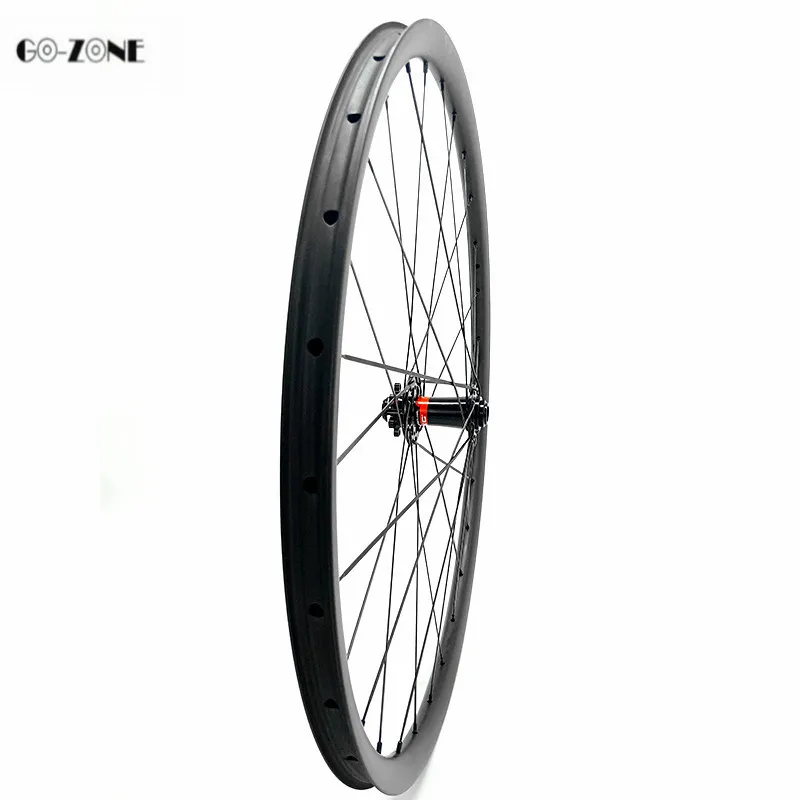 Billig 29 Zoll Asymmetrische 33x30mm Tubeless Fahrrad Carbon Räder Novatec D791SB D792SB Boost 110x15 148x12 Mtb Disc Bremse Naben Laufradsatz