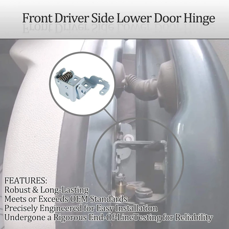 Левый передний правый боковой нижний дверной шарнир подходит для 2007-2014 Chevy Silverado