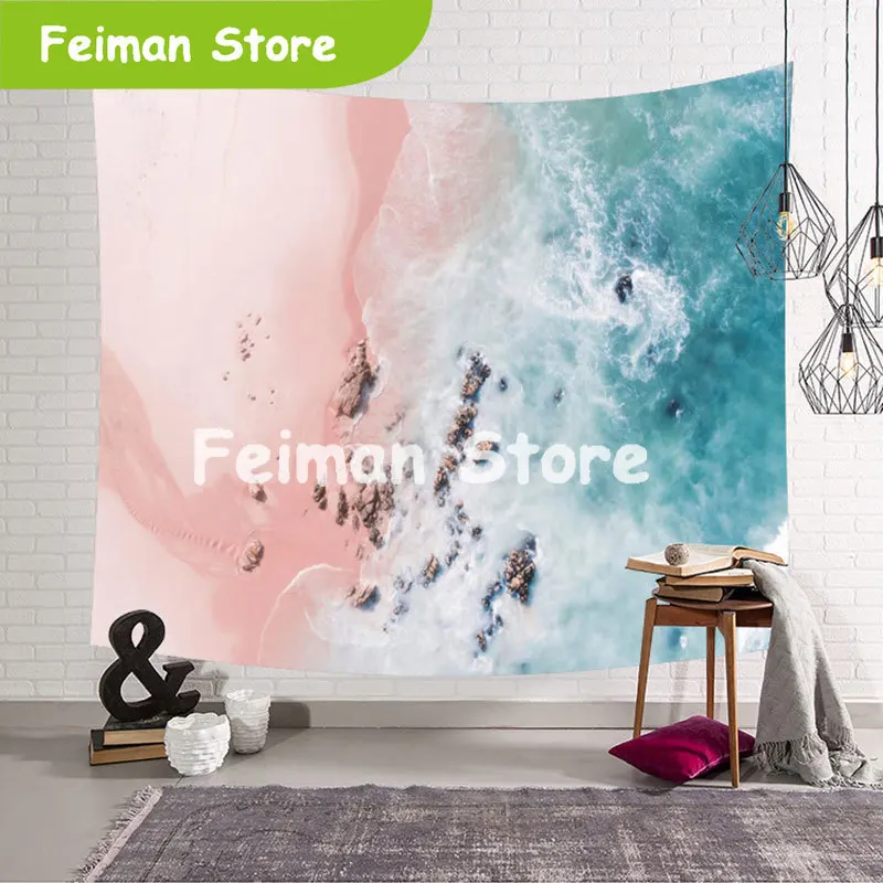 Индийский Печатный МАНДАЛА ГОБЕЛЕН Настенный декор богемное море печатных