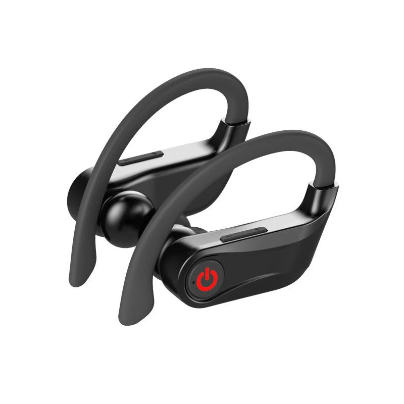 Bluetooth наушники беспроводные гарнитура с ушным крючком спортивные игровая для