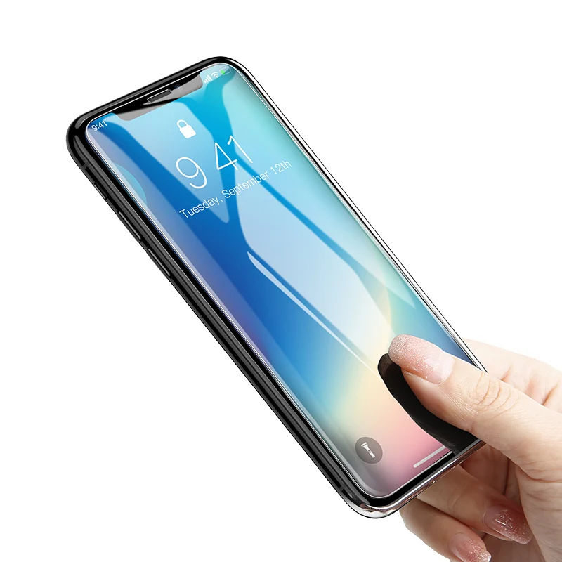 Baseus для iPhone X Xs max Xr закаленное стекло 0,3 мм Ультра тонкое полное Защитное стекло для iPhone Xs max Xr X защита экрана