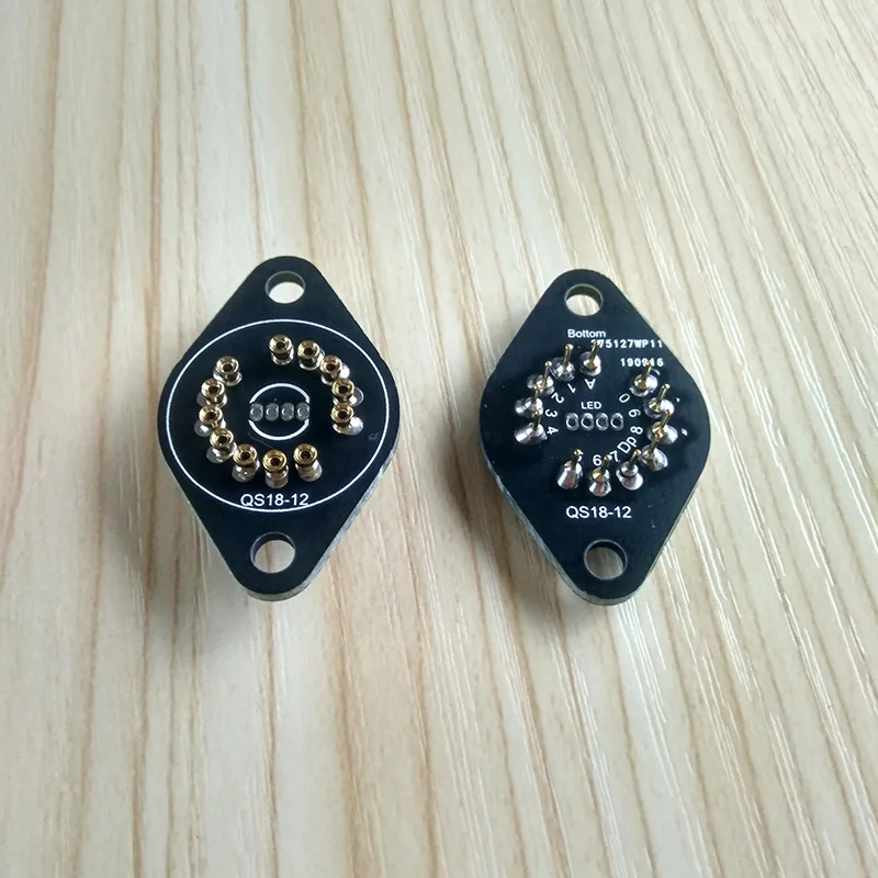 Новый держатель трубки Nixie разъем для QS18 12 свечение часы|Аксессуары батарей| |