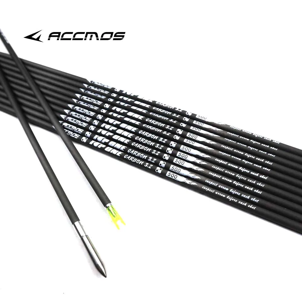 12 шт. новейший ID 3 2 мм 40 т карбоновый стрелочный вал позвоночник 350 400 450 500 550 600 650 700