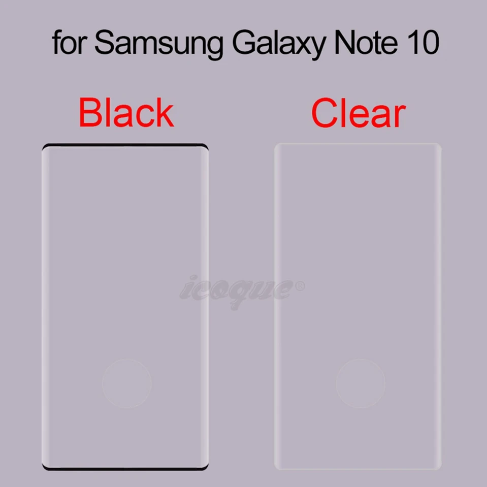 3D закаленное стекло для samsung Galaxy Note 10 Plus Note10 9 8 S10 5G Защитное стекло для экрана samsung Note 10 9 S8 S9 S10 Plus