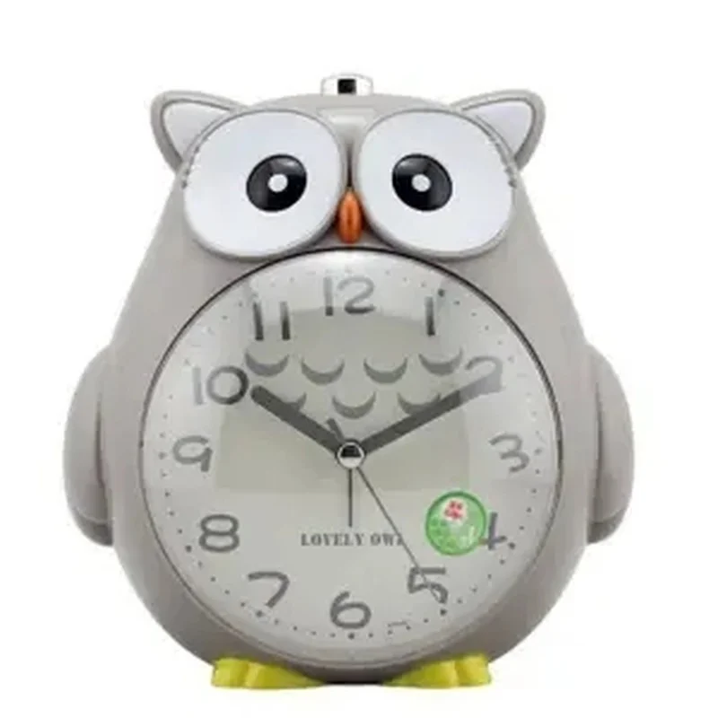 

Cute Cartoon Alarm Clock Child Student Bedroom Mute Night Light Snooze Talking Double Alarm Small Alarm Clock Alarm Clock Kids