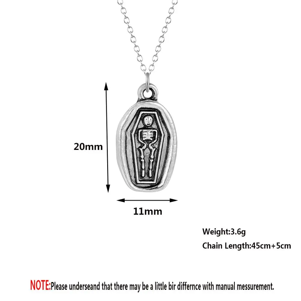 Ожерелье Chandler для женщин и мужчин классное античное посеребренное ожерелье со