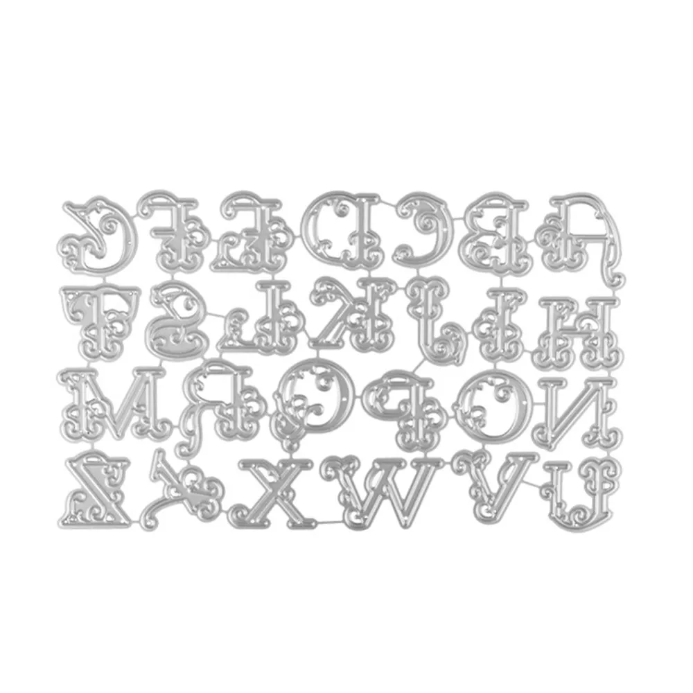 Большие буквы алфавита Трафаретный вырубной штамп Трафареты Металлический